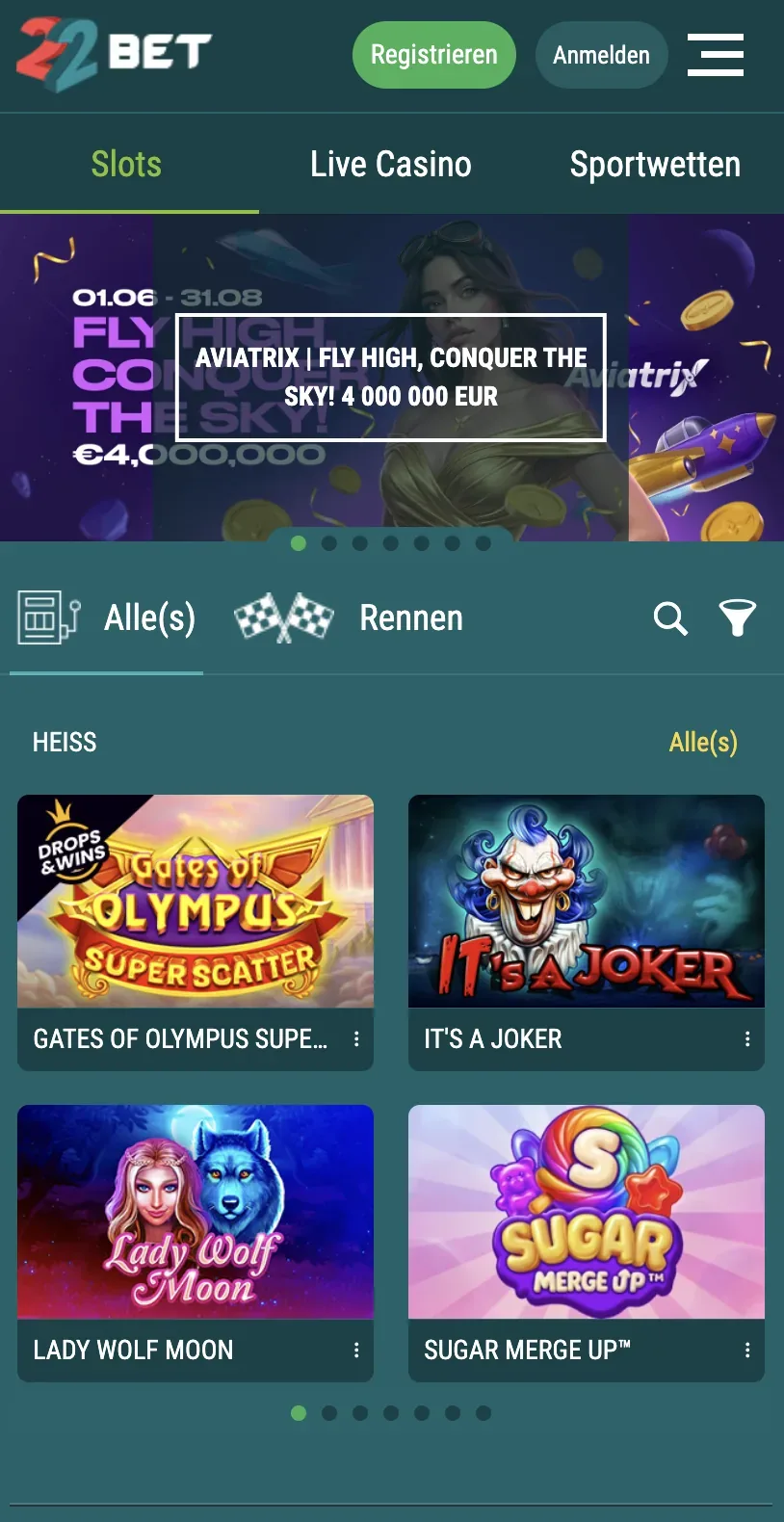 Einzahlung – 22Bet